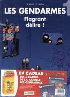 Couverture du livre « Les gendarmes T.1 ; flagrant délire ! » de David Lunven et Jenfevre et Olivier Sulpice aux éditions Bamboo