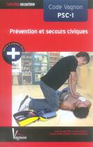 Couverture du livre « Premiers secours code vagnon AFPS » de Pire aux éditions Vagnon