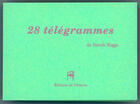 Couverture du livre « 28 télégrammes » de Sarah Riggs aux éditions De L'attente