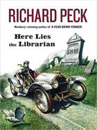 Couverture du livre « Here Lies the Librarian » de Peck Richard aux éditions Penguin Group Us