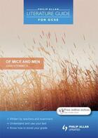 Couverture du livre « Philip Allan Literature Guide for GCSE: Of Mice and Men » de Eddy Steve aux éditions Hodder Education Digital