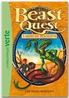 Couverture du livre « Beast Quest t.12 ; l'homme-serpent » de Adam Blade aux éditions Hachette Jeunesse