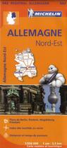 Couverture du livre « Allemagne nord-est » de Collectif Michelin aux éditions Michelin