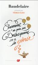 Couverture du livre « Comment on paie ses dettes quand on a du génie » de Charles Baudelaire aux éditions Flammarion