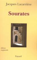 Couverture du livre « Sourates » de Jacques Lacarriere aux éditions Fayard