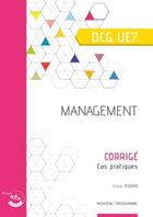 Couverture du livre « Management : corrigé : UE 7 du DCG (édition 2021) » de Xavier Picard aux éditions Corroy