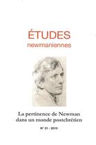 Couverture du livre « Etudes newmaniennes » de Association Francais aux éditions Feuillage