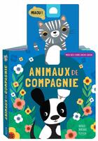 Couverture du livre « Mon joli livre cache-cache : animaux de compagnie » de Natalie Marshall aux éditions Kimane