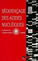 Couverture du livre « Séquencage des acides nucléiques » de Maillet-Baron L. aux éditions Tec Et Doc