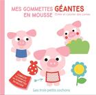 Couverture du livre « Les trois petits cochons gommettes geantes » de  aux éditions Editions Tam Tam