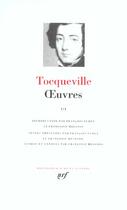 Couverture du livre « Oeuvres t.3 » de Alexis De Tocqueville aux éditions Gallimard