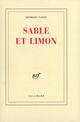 Couverture du livre « Sable et limon » de Navel/Paulhan aux éditions Gallimard (patrimoine Numerise)