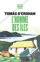 Couverture du livre « L'homme des îles » de Tomas O'Crohan aux éditions Payot