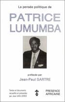 Couverture du livre « La pensée politique de Patrice Lumumba » de Jean Van Lierde aux éditions Presence Africaine