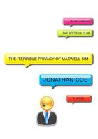 Couverture du livre « The terrible privacy of Maxwell Sim » de Jonathan Coe aux éditions Adult Pbs