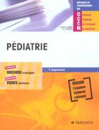 Couverture du livre « Pediatrie » de Francois Angoulvant aux éditions Elsevier-masson