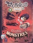 Couverture du livre « Spooky & les contes de travers T.1 ; pension pour monstres » de Carine M. et Elian Black'Mor aux éditions Glenat