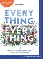 Couverture du livre « Everything, everything » de Nicola Yoon aux éditions Audiolib