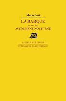 Couverture du livre « Barque (la) » de Luzi Mario aux éditions La Difference