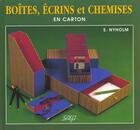 Couverture du livre « Boites Ecrins Et Chemises » de  aux éditions Saep