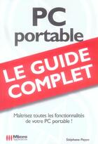 Couverture du livre « Pc Portable » de Stephane Payan aux éditions Micro Application