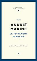 Couverture du livre « Le testament français » de Andrei Makine aux éditions Societe Du Figaro