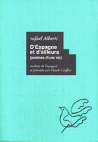 Couverture du livre « D'espagne et d'ailleurs » de Rafael Alberti aux éditions Le Temps Des Cerises