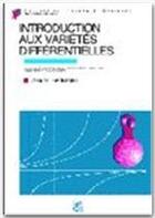 Couverture du livre « Introduction aux variétés différentielles » de Jacques Lafontaine aux éditions Edp Sciences