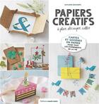 Couverture du livre « Papier créatif à plier colorier, découper » de Ghylenn Descamps aux éditions Marie-claire