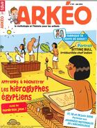 Couverture du livre « Arkeo junior n 241 hieroglyphes egyptiens juin 2016 » de  aux éditions Arkeo Junior