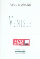 Couverture du livre « Venises » de Paul Morand aux éditions Gallimard