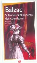 Couverture du livre « Splendeurs et misères des courtisanes » de Honoré De Balzac aux éditions Flammarion