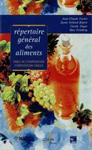 Couverture du livre « Répertoire général des aliments ; table de composition (2e édition) » de  aux éditions Quae