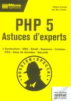 Couverture du livre « Php 5 Astuces D'Experts » de Stephane Brissaud et Jean-Marc Herellier aux éditions Micro Application