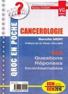 Couverture du livre « Croq en poche cancerologie » de R. Kassir aux éditions Vernazobres Grego