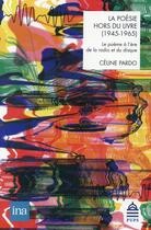 Couverture du livre « Poesie hors du livre tp » de Pardo Celine aux éditions Sorbonne Universite Presses