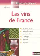 Couverture du livre « LES VINS DE FRANCE » de Madevon/Peyroutet aux éditions Nathan