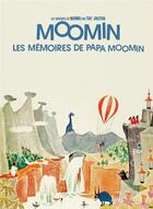 Couverture du livre « Les aventures de Moomin : les mémoires de Papa Moomin » de Tove Jansson aux éditions Le Lezard Noir