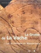 Couverture du livre « La grotte de la vache ( ariege ) 2 volumes » de Clottes/Delport aux éditions Cths Edition