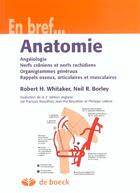Couverture du livre « Anatomie » de Whitaker aux éditions De Boeck Superieur
