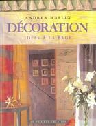 Couverture du livre « Decoration Idees A La Page » de Andrea Malfin aux éditions Konemann