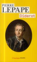 Couverture du livre « Diderot » de Pierre Lepape aux éditions Flammarion