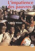 Couverture du livre « L'impatience des pauvres » de Gerard Winter aux éditions Puf