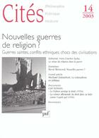 Couverture du livre « REVUE CITES n.14 ; nouvelles guerres de religion? » de Revue Cites aux éditions Puf