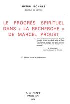 Couverture du livre « Le progres spirituel dans 