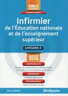Couverture du livre « Infirmier de l'éducation nationale et de l'enseignement supérieur ; concours 2016 » de Badia Jabrane aux éditions Studyrama
