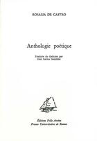 Couverture du livre « Anthologie poétique » de Rosalia De Castro aux éditions Folle Avoine