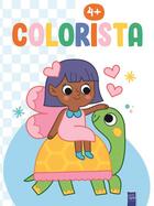 Couverture du livre « Coloriage - les princesses et les fees 4+ » de  aux éditions Yoyo Books