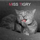 Couverture du livre « Miss tigry calendrier mural 2020 300 300 mm square - miss tigry ou la vie d un chat » de Franck Poidevin aux éditions Calvendo