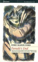 Couverture du livre « Parade's End » de Hammond Gerald aux éditions Carcanet Press Digital